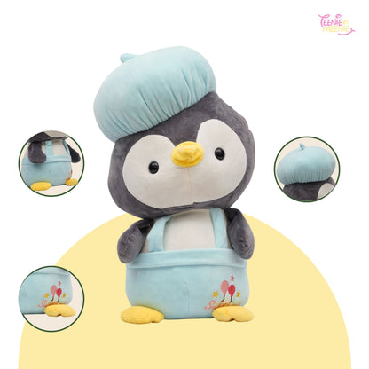 Artist Hat Penguin Blue Plushie (30 cm)