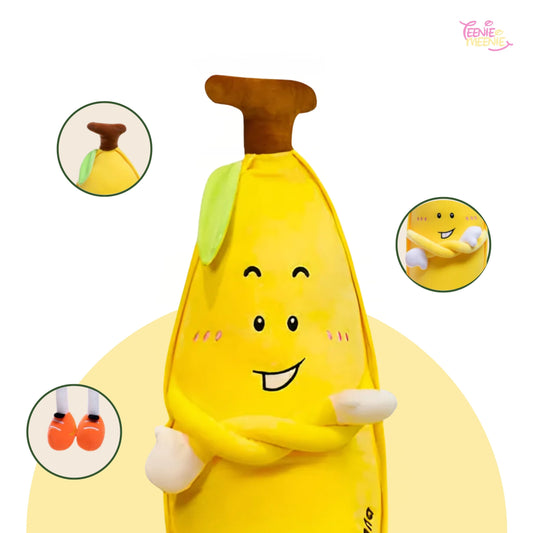 Banana Throw Pillow Plushie (100 cm)