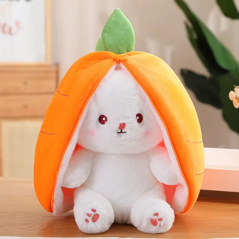 Hide n Seek Carrot Bunny Zip Plush (35 cm)