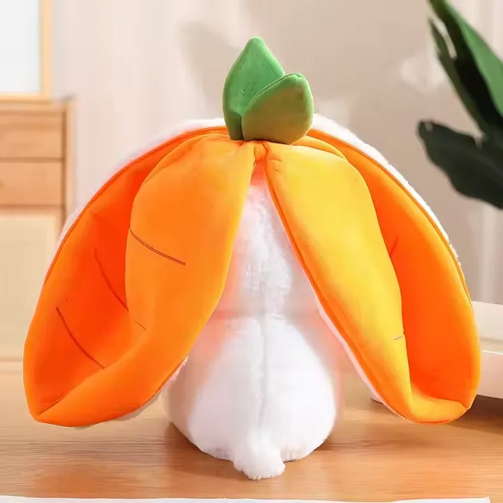 Hide n Seek Carrot Bunny Zip Plush (35 cm)