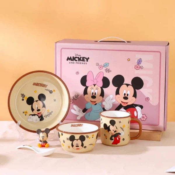 Disney Ceramic Mickey Dinner Set of 4