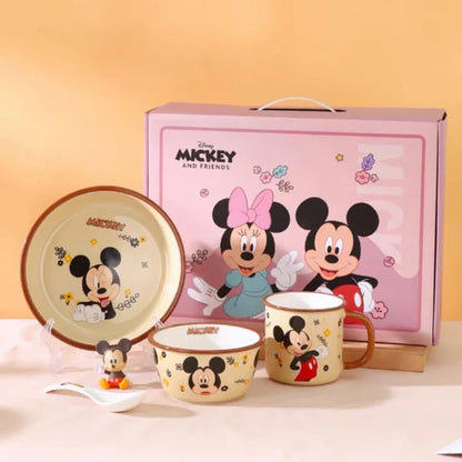 Disney Ceramic Mickey Dinner Set of 4